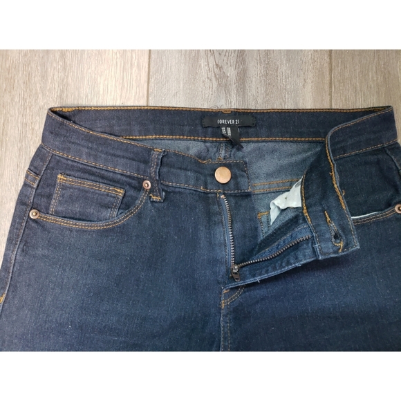 Forever 21 Skinny Dark Denim Jeans - Picture 5 of 10